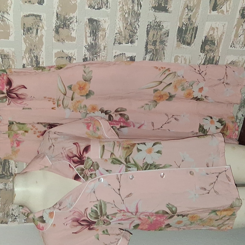 🦄Plum Pretty Sugar Floral Pink Pajama Pant Set